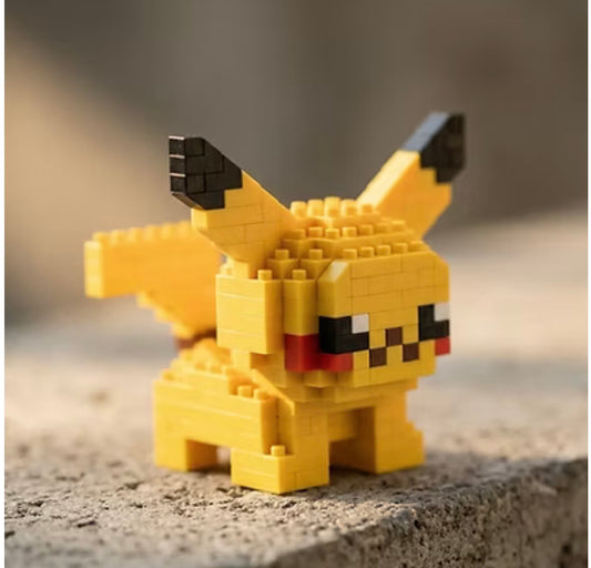 Pikachu Pop Bricks figure