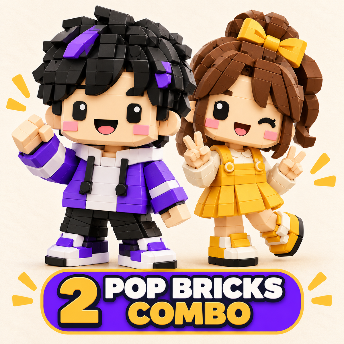 2 Pop Bricks Combo