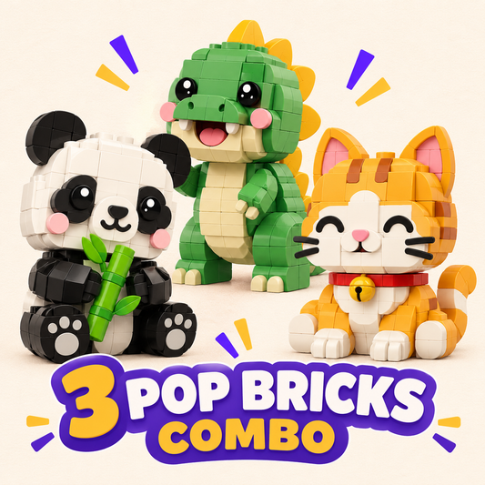 3 Pop Bricks Combo